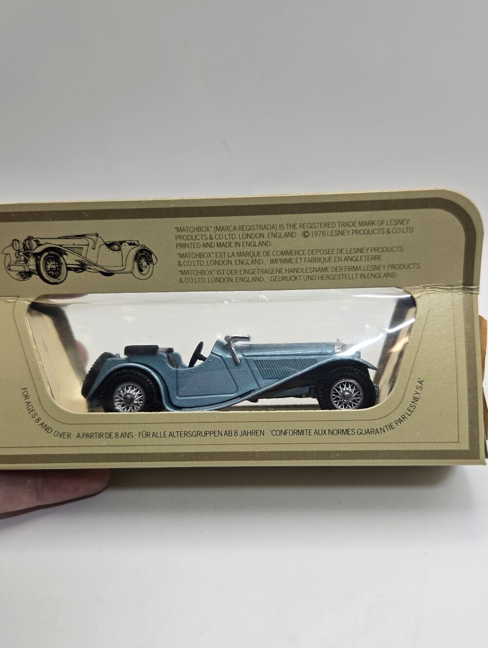 Vintage Matchbox Models of Yesteryear Y-1 1936 Jaguar SS100 diecast model car - Picture 4 of 6